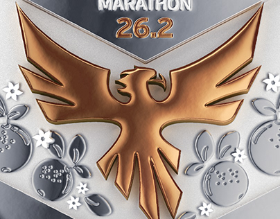 Phoenix Marathon Medal Renderings