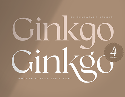 Ginkgo Modern Classy Serif Font