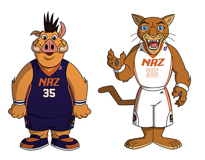 Northern Arizona Suns Mascot designs