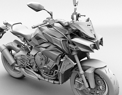 3D model-Yamaha mt-10 bike