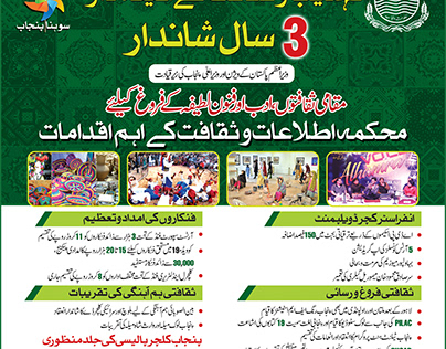 Information Department Half Page Urdu Ad