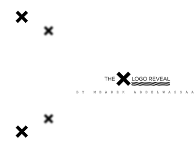 The X Logo Reveal After effect template