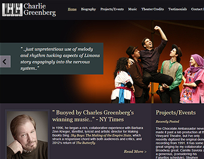 Charles Greenberg Music Website