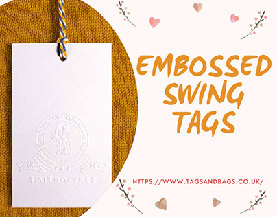 Embossed Swing Tags - Sky Custom Tags Company