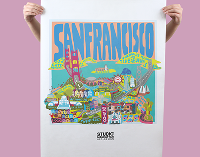 San Francisco Landmark Map