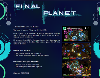 FR- Marketing du jeu Final Planet