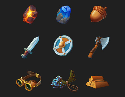 Ingame inventory items