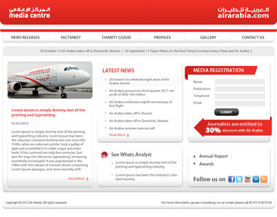 Air Arabia Media Centre