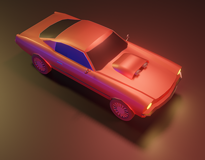 Lowpoly 3d Car Modeling