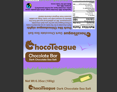 ChocoTeague chocolate bar wrapper