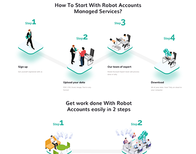 Robot account web page