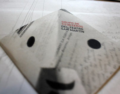 Brochure to the San Martín Theater Puppeteers Group