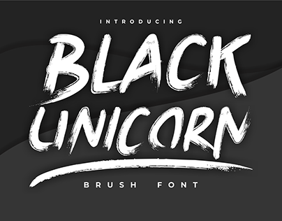 Black Unicorn font