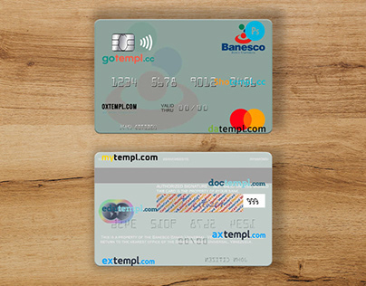 Venezuela Banesco Banco Universal mastercard