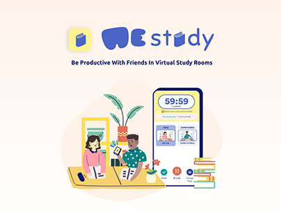 WeStudy | Virtual Study Room | UX/UI Case Study