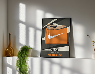 Création d'une affiche fictive Nike