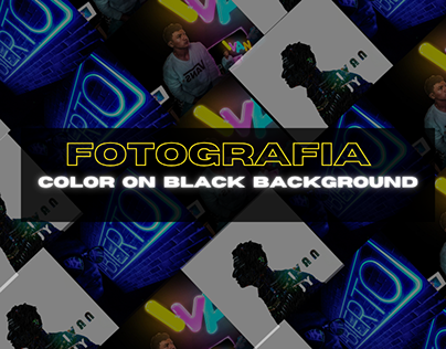 Fotografía_Color on Black Background