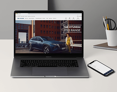 Project thumbnail - Hyundai Ireland - UI/UX Web Design