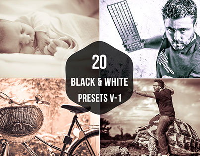 20 Black and White Presets