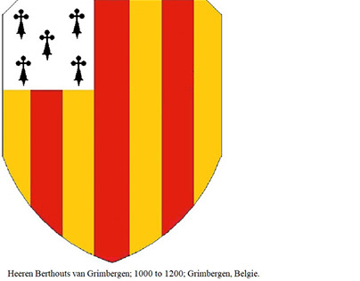 Coat of Arms of Van Herwaarde-Belfroy of Ancestors