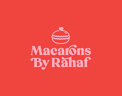 Macarons By Rahaf - logo & Brand identity