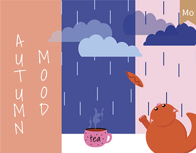 Illustrations for animation: Autumn Mood