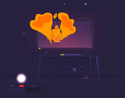 TV Explode Animation