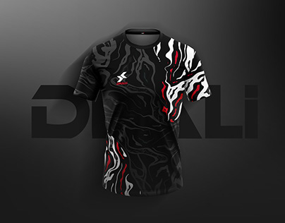 Football Team Jersey Design ( free mockup download )