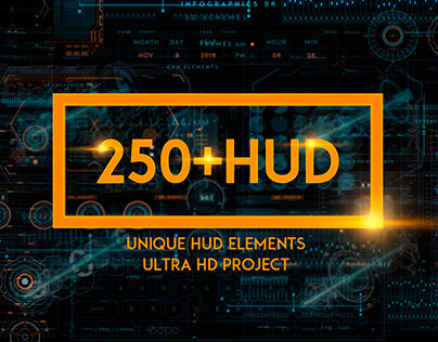 250 HUD SCI-FI (After Effects template)