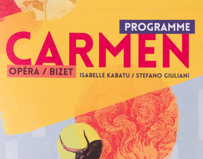 Carmen : livret d'opéra, flyer, affiche