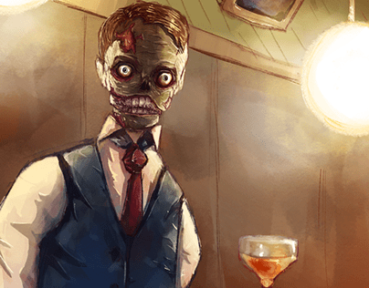 Zombie bartender