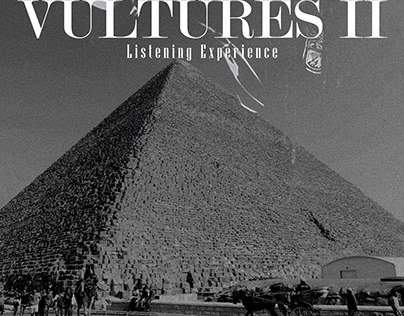 Vultures II Listening Party Announcement Concept