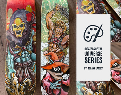 Masters of the Universe Skateboard Art Series