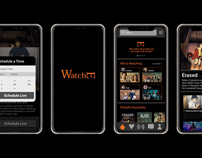 WatchE Mobile App UIUX Design