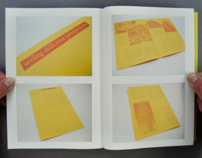 Yellow Broadsheet Project Process Books
