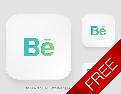 Free Icon App Mock-Up