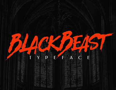 BlackBeast Typeface
