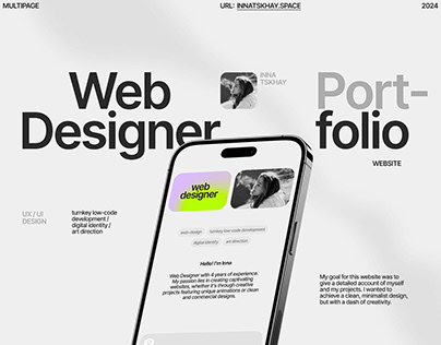 Project thumbnail - Web Designer Portfolio Website