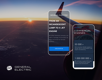 GENERAL ELECTRIC Corporate Site Redesign