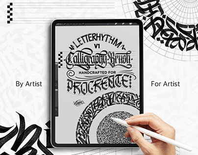 Letterhythm Calligraphy Brush Set for Procreate