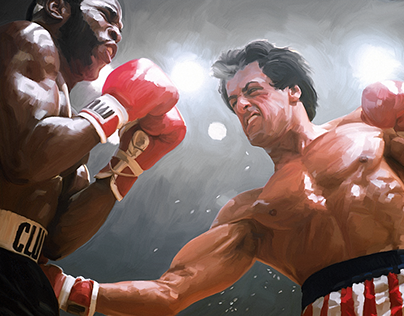 "Rocky III" movie poster