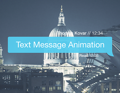 Text Message Animation | FREE After Effects Template