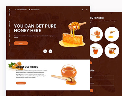 Hony – Honey HTML Template