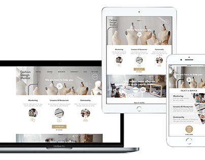 Fashion Design Mentor mobile application and website