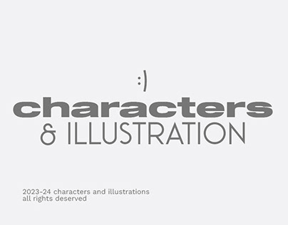 Project thumbnail - Characters and illustration