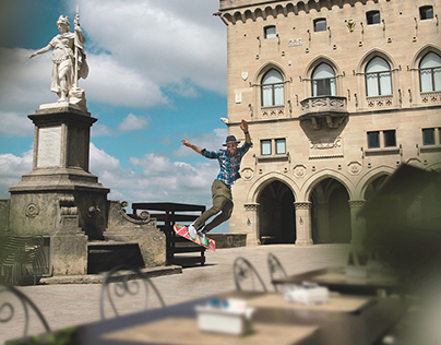 Hoverboarding Around San Marino