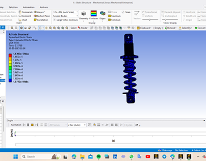 Analysis of shock Absorber