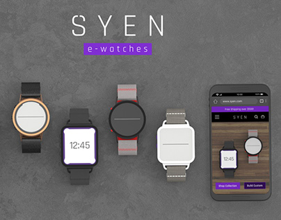 SYEN e-watches Responsive eCommerce Site