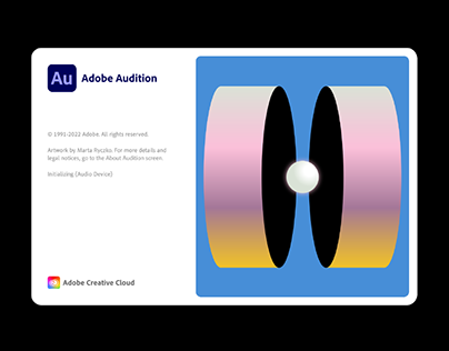 Adobe Audition Splash Screen