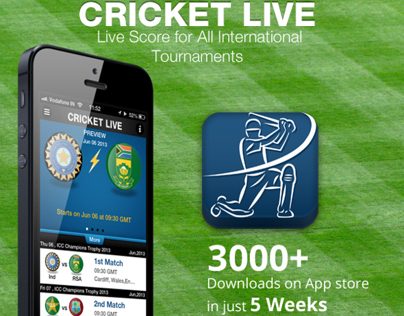 Cricket Live iphone / android app